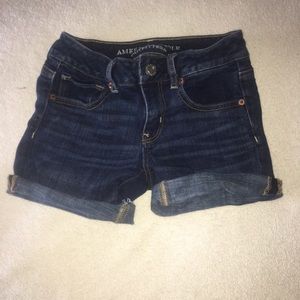 AMERICAN EAGLE JEAN MIDI SHORTS